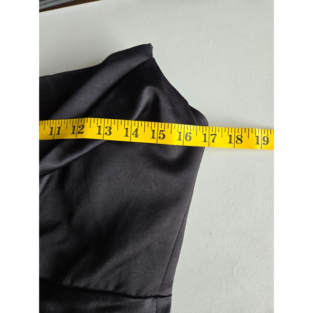 House of CB Adrienne Black Strapless Corset Maxi Dress M Formal Glam Wedding - Picture 9 of 14